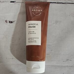 NEW! Bath & Body Works Mindful Pause Vetiver Vanilla Body Care Cream Lotion
